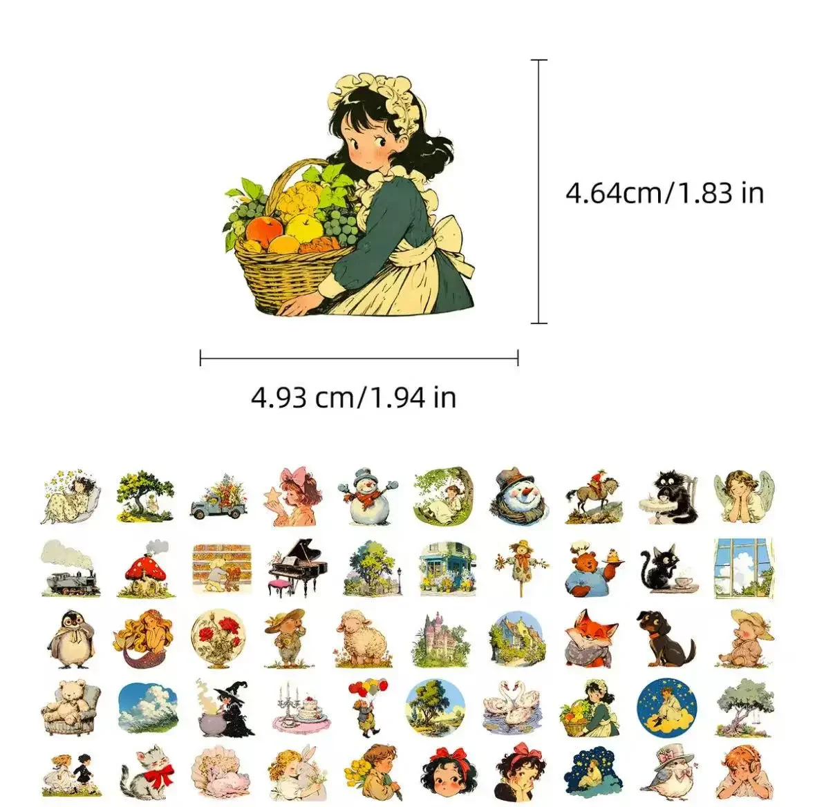 50-пасторальные наклейки в стиле граффити в стиле комиксов - Фотография_5