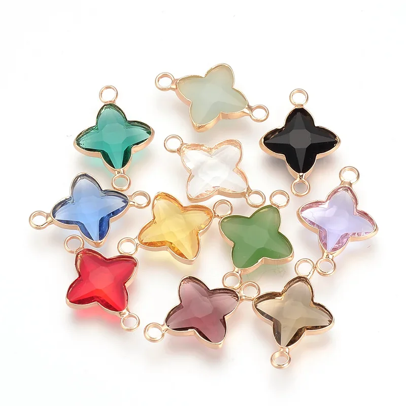 Стеклянные граненые звенья - Фотография_6