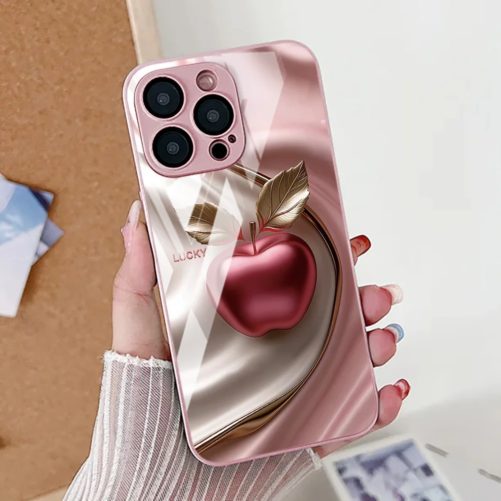 Чехол для телефона из закаленного стекла для iphone 16 pro