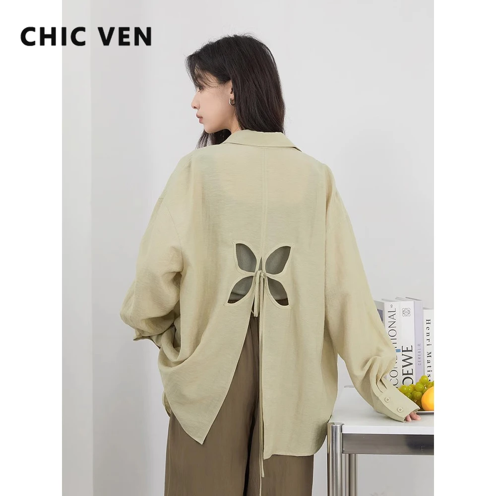 Chic ven женские рубашки с длинным