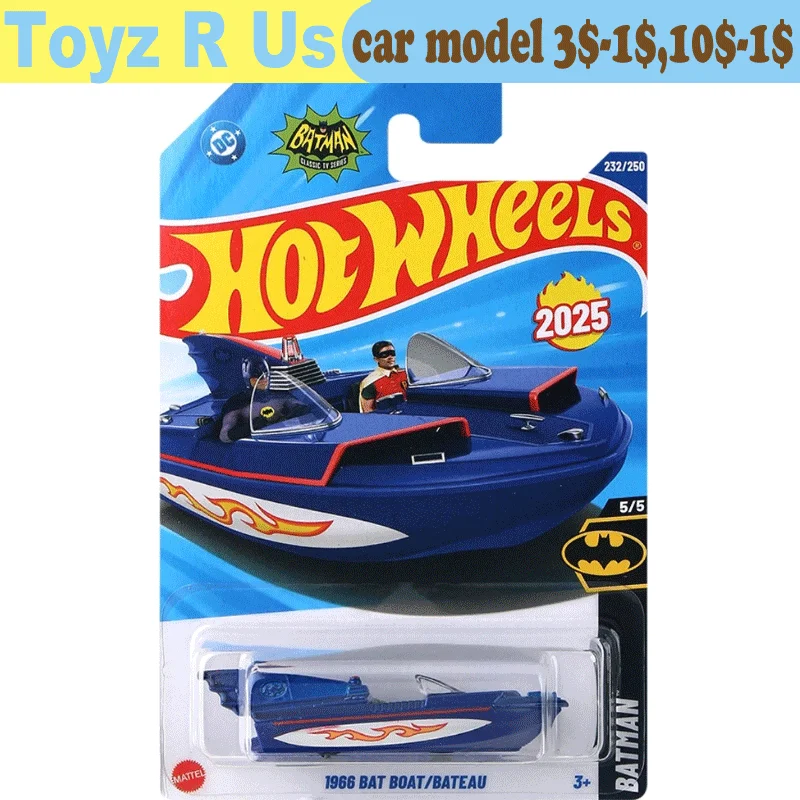 Оригинальный автомобиль hot wheels batman 1966 bat boat bateau 1/64