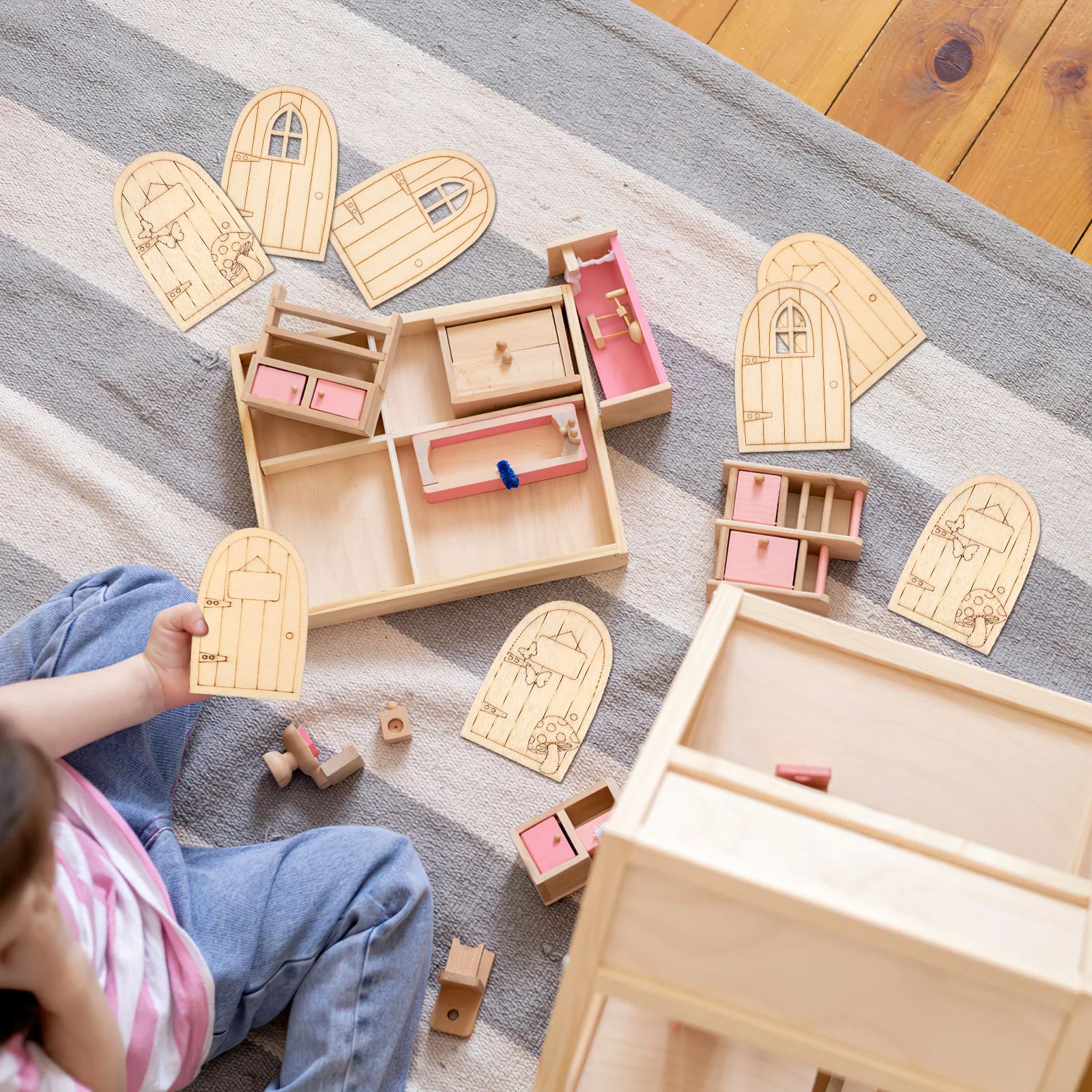 Деревянные сказочные двери