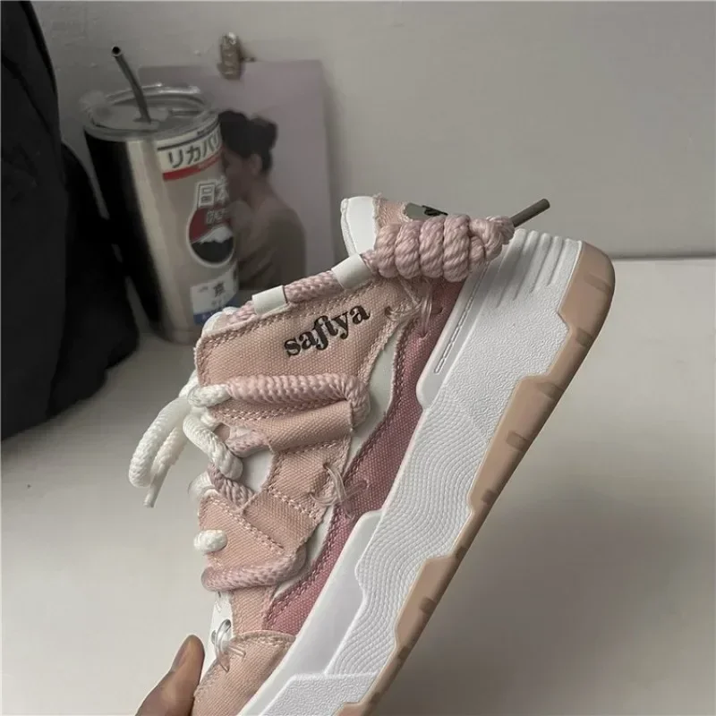 Zapatillas de deporte gruesas с plataforma для женщин - Фотография_5
