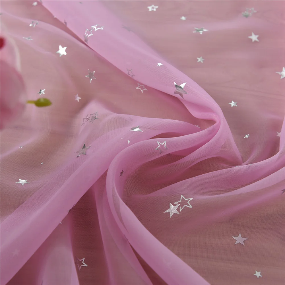 Занавеска на окно с серебряной звездой - Фотография_5