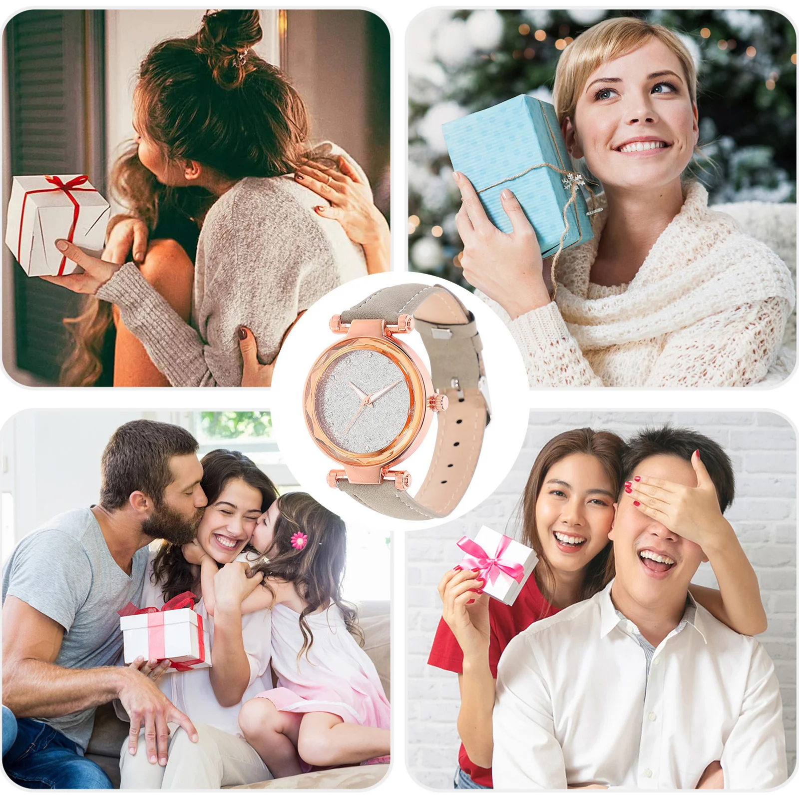 Светящиеся часы, серые наручные - Фотография_3