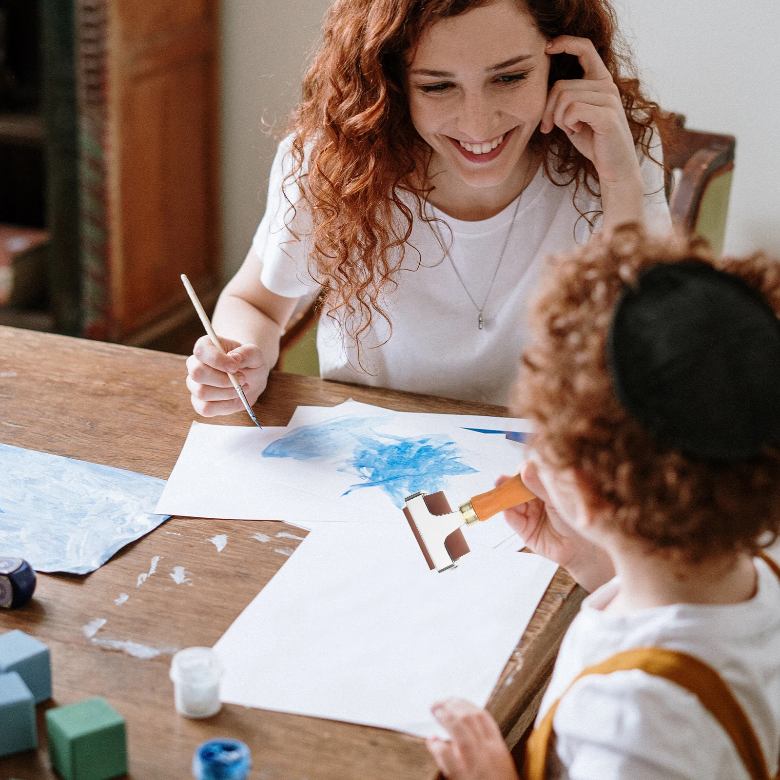 Ролик для печати удобный деревянный - Фотография_6