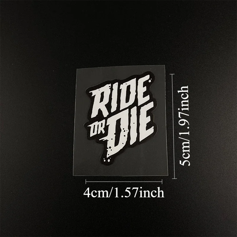 Наклейки на раму велосипеда ride or die - Фотография_3
