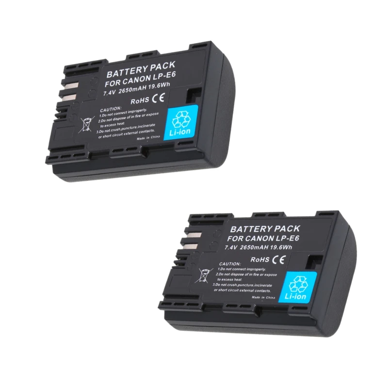 2650 мач lp-e6n lpe6n аккумулятор - Фотография_4