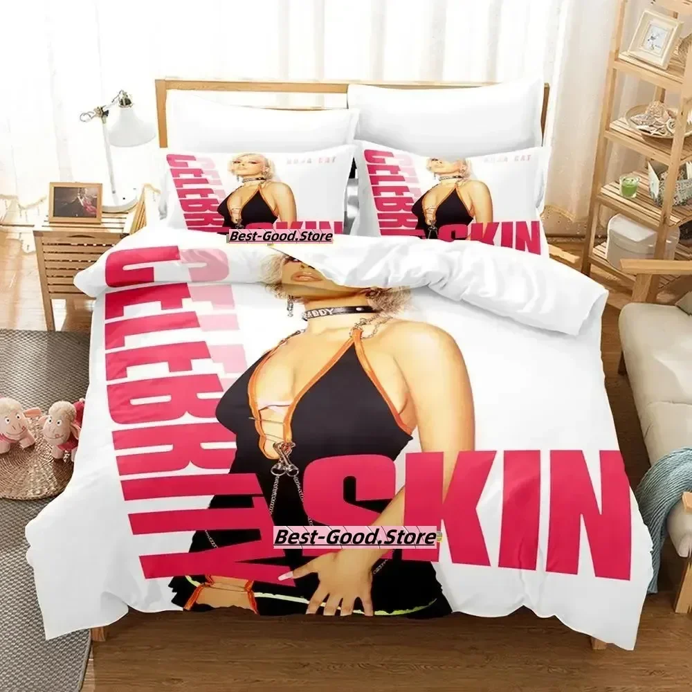 Комплект постельного белья doja cat single twin full queen king size - Фотография_2
