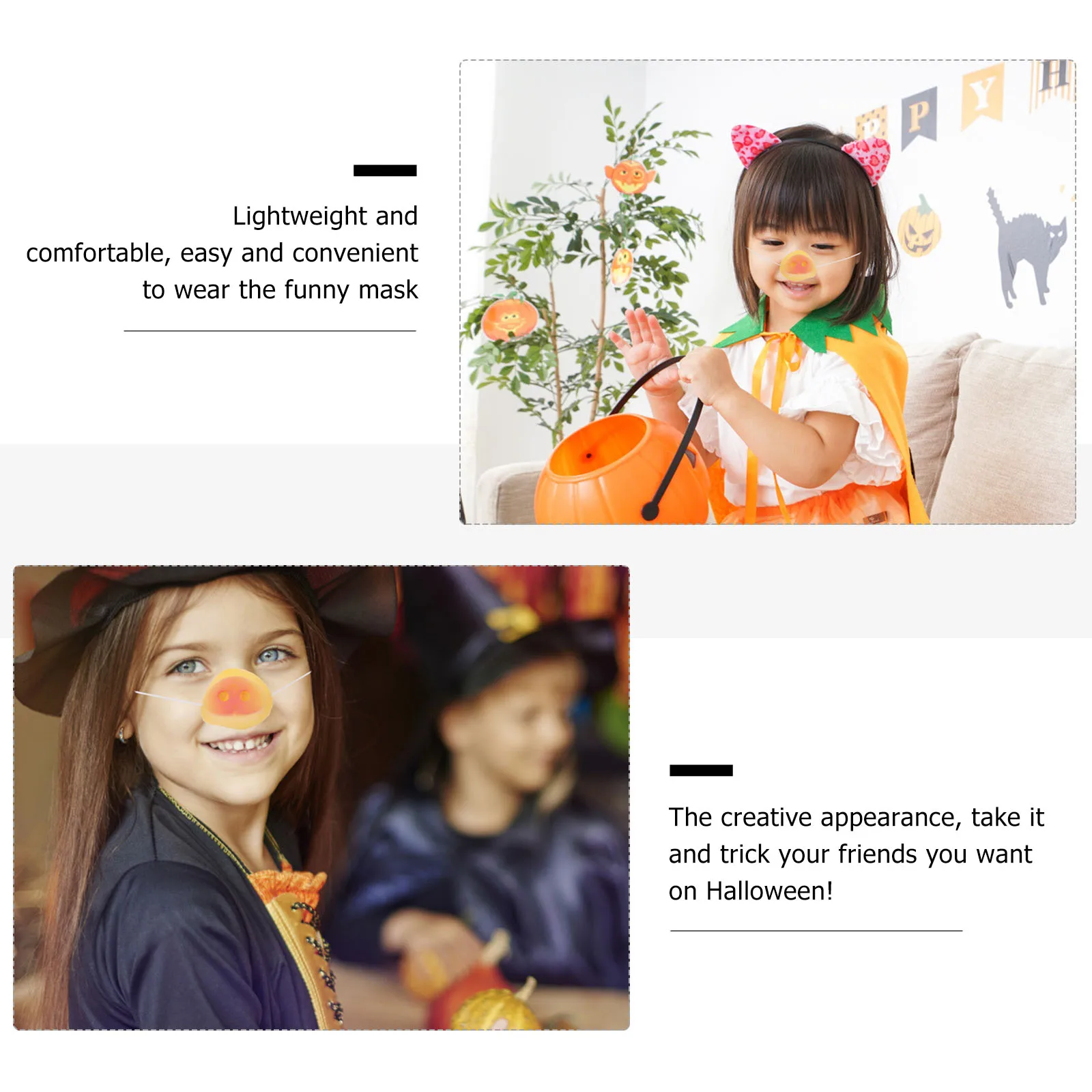 Маска носа животного хэллоуин детские - Фотография_5