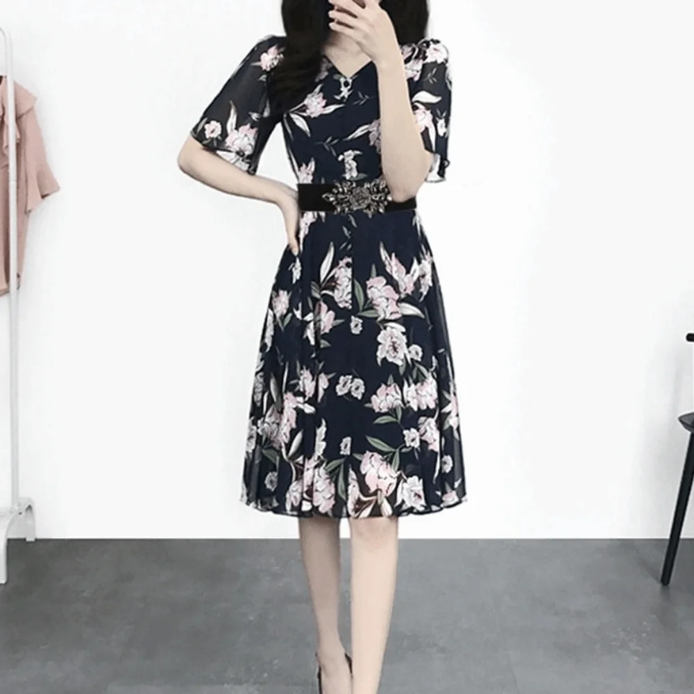 Повседневные эластичные пояса с цветком розы