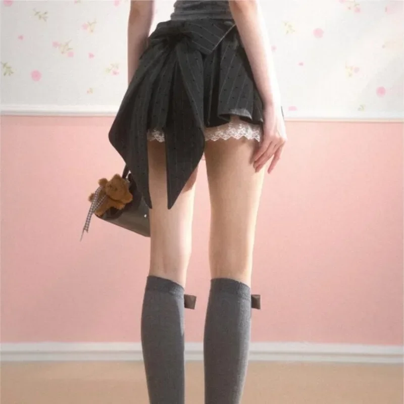 Женская плиссированная юбка трапециевидной