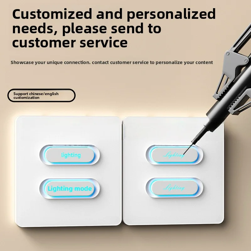 Интеллектуальный кнопочный переключатель tuya zigbee с двойным управлением - Фотография_2