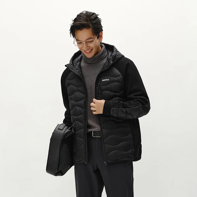 Пуховик semir, мужская легкая верхняя одежда с капюшоном - Фотография_5