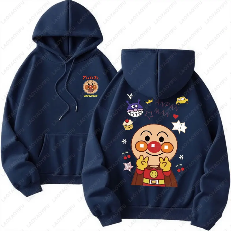 Милый рождественский свитшот anpanman в стиле аниме - Фотография_6