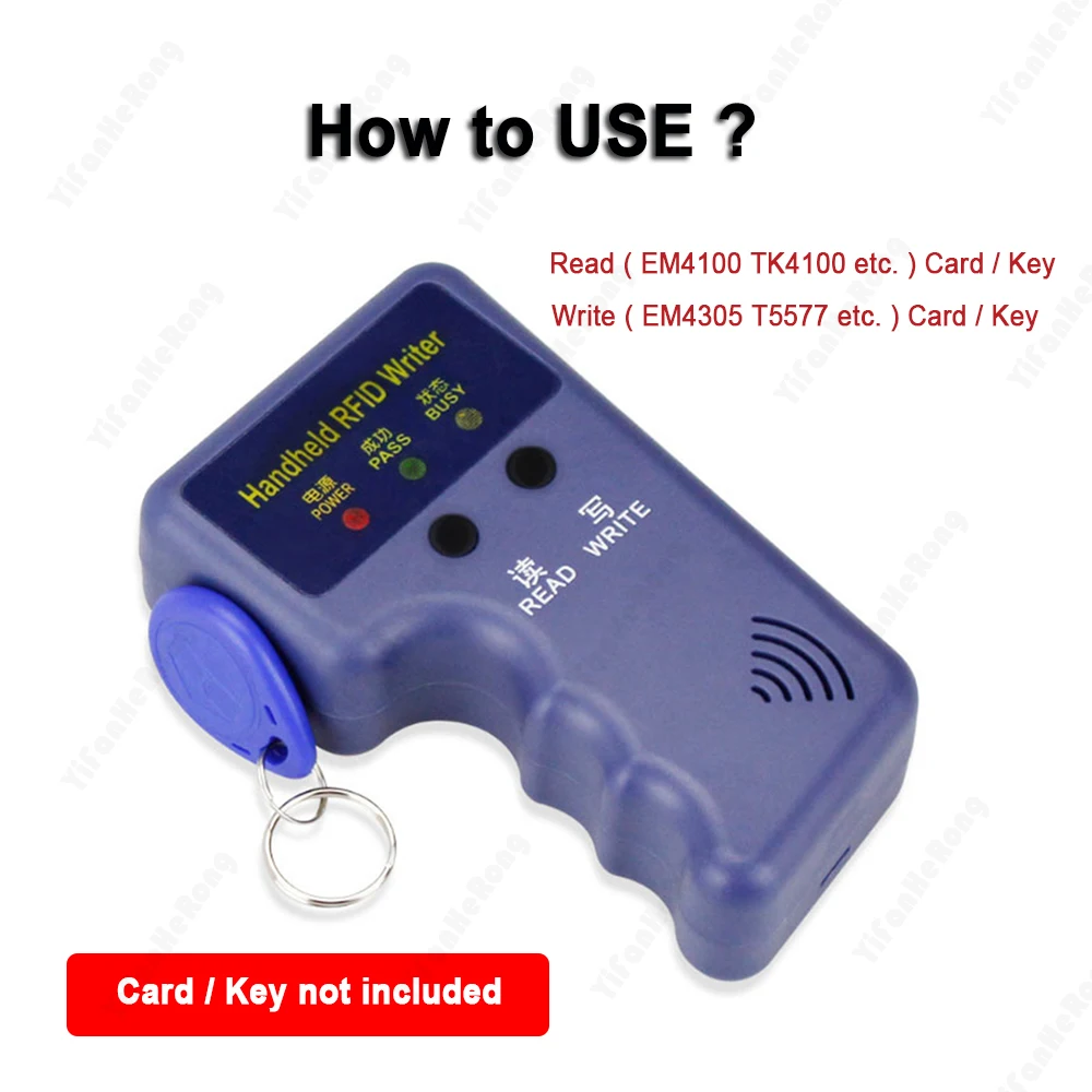 Ручной 125 кгц tk4100 em4100 rfid