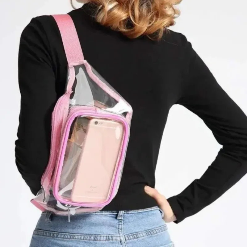 Прозрачные поясные сумки