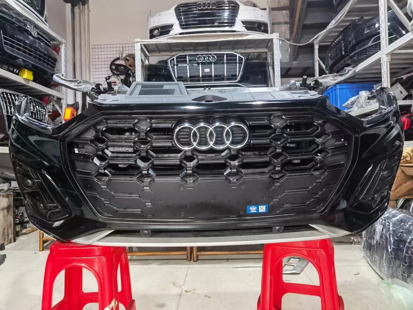 Автоматический диффузор заднего бампера для обвесов audi q5 - Фотография_6