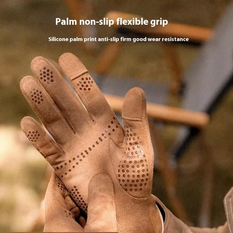 Зимние теплые перчатки для мужчин - Фотография_5