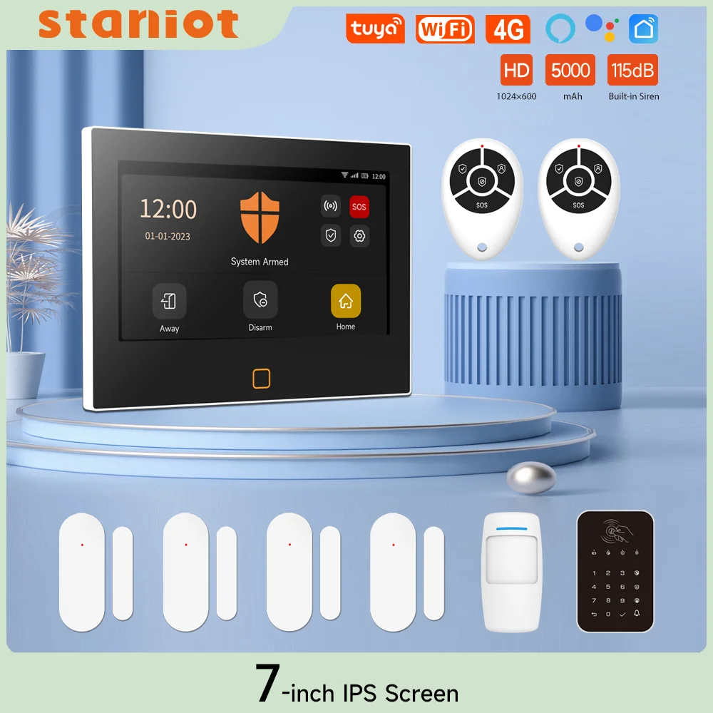 Staniot 7 дюймов hd сигнализация