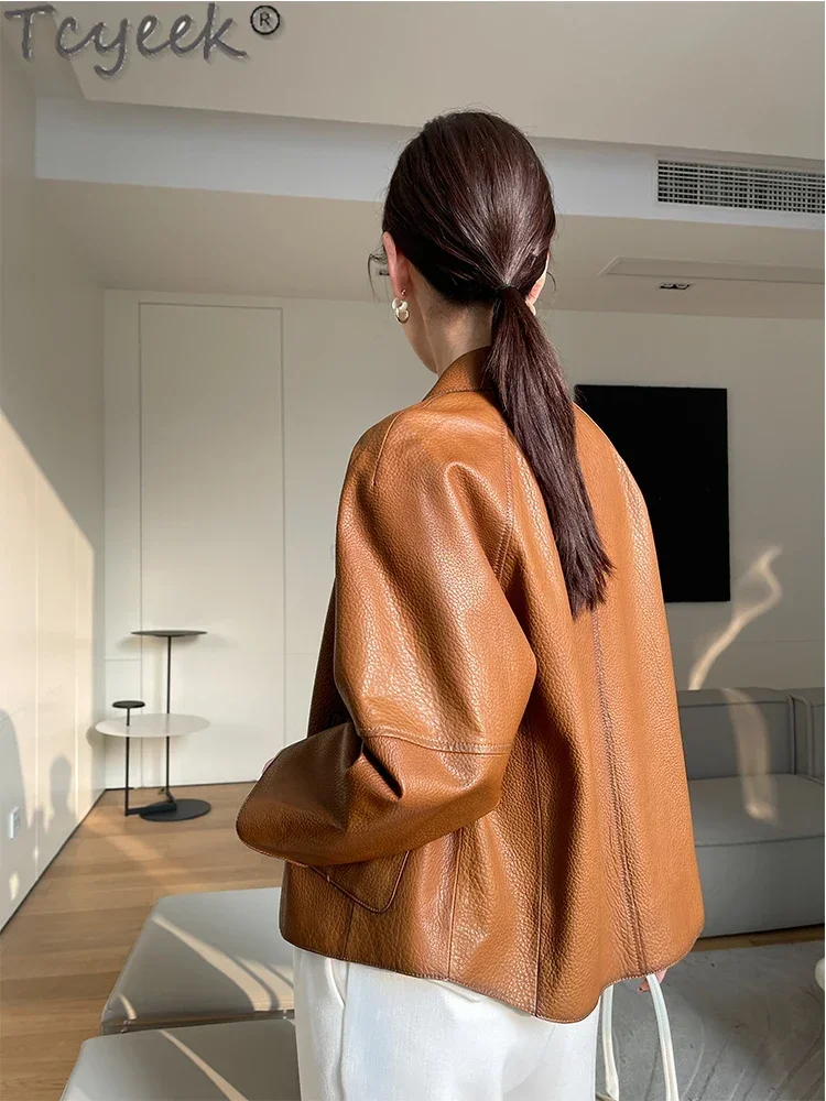 Женская весенняя куртка из настоящей овчины - Фотография_5