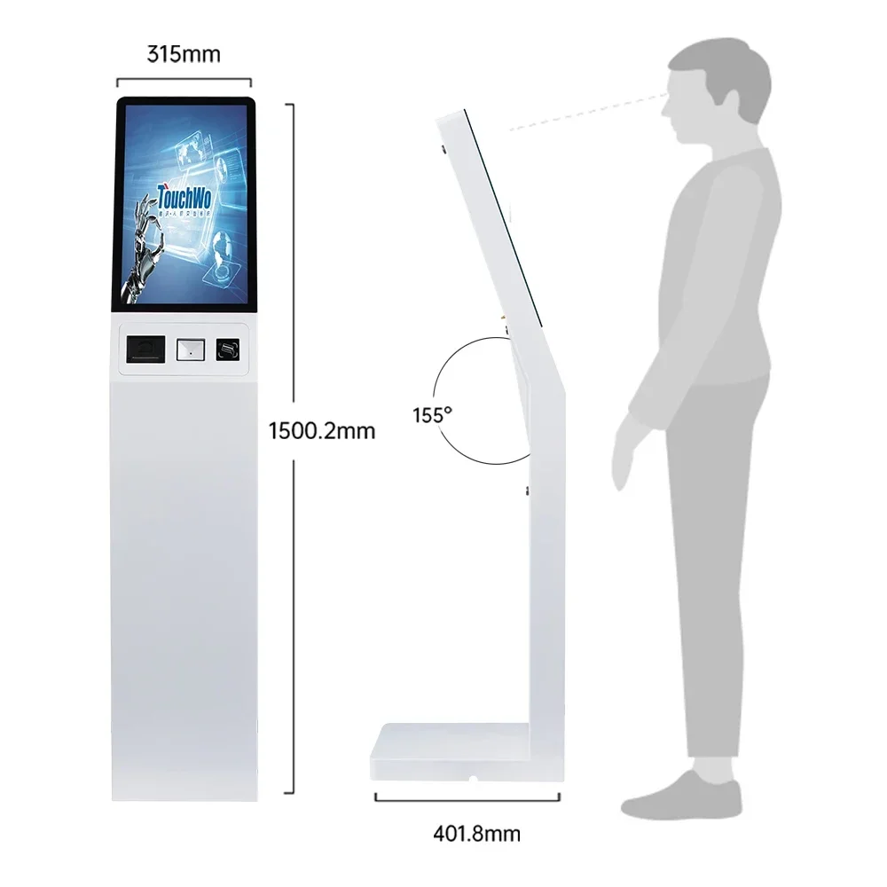Сенсорный киоск регистрации посетителей 15