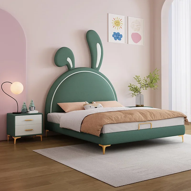 Детская кроватка с рисунком кролика - Фотография_2