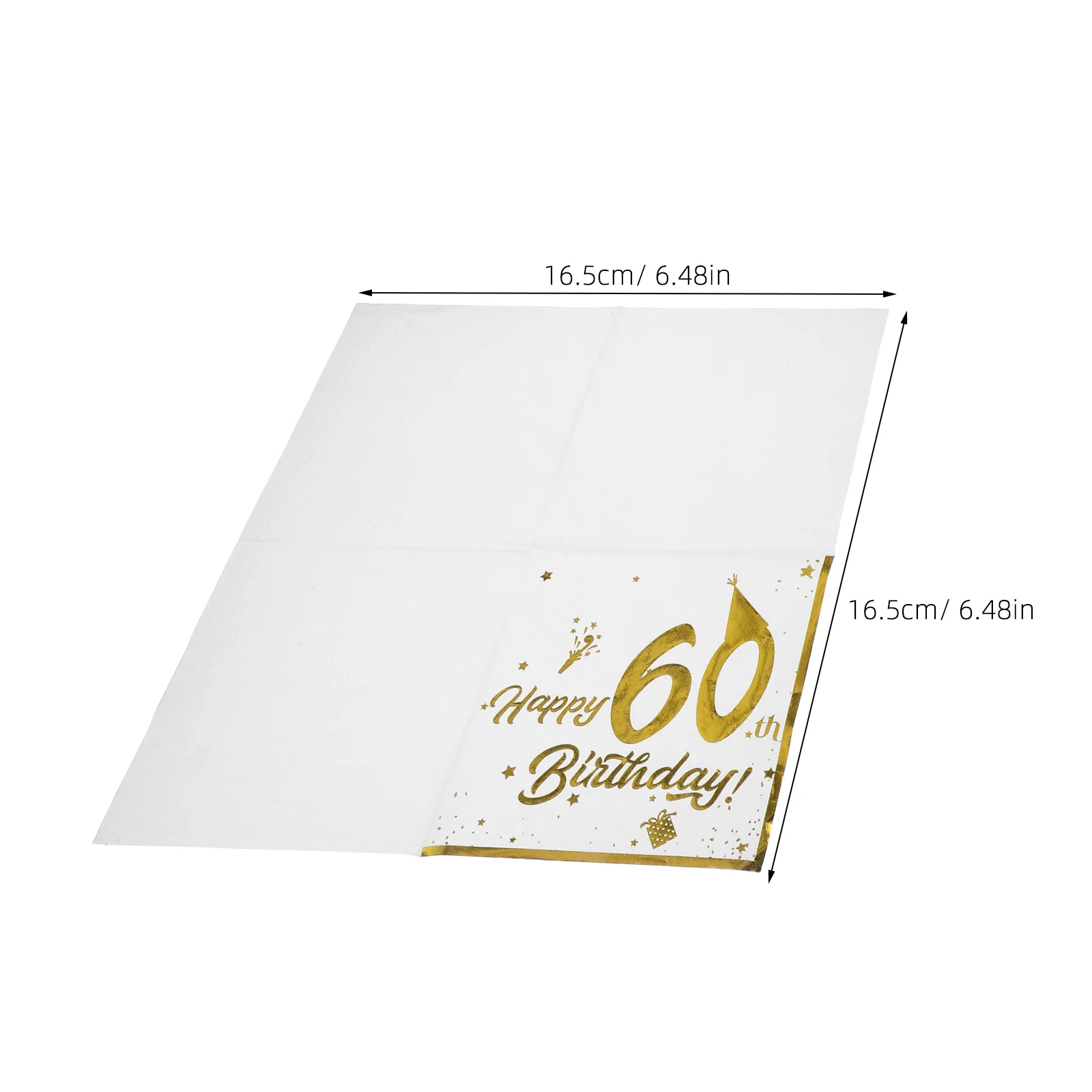 Салфетки на 60-летие из золотой фольги - Фотография_5