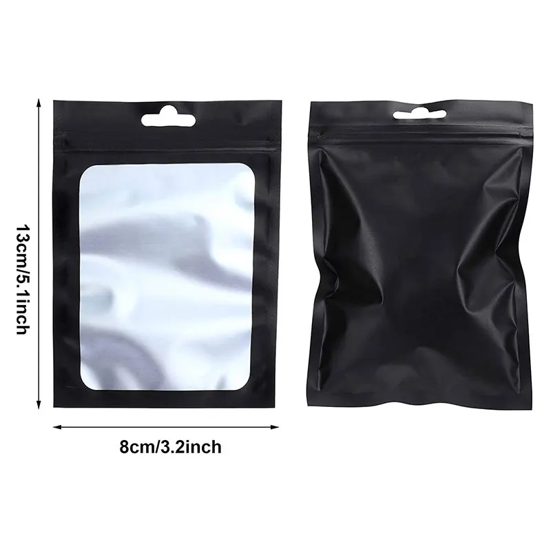 Черные плоские сумки с замком из фольги - Фотография_3