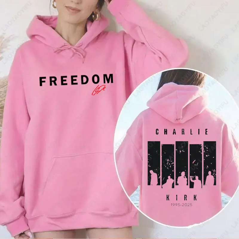 Charlie kirk long sleeve hoodie - Фотография_5