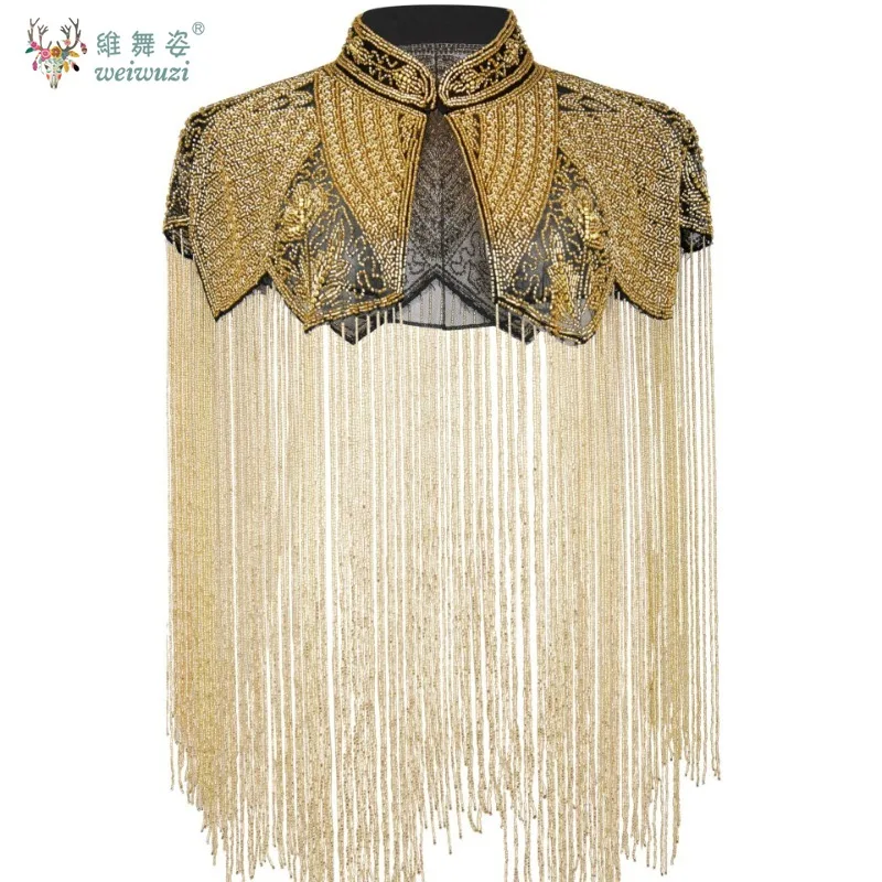 Индийская нежная шаль из бисера