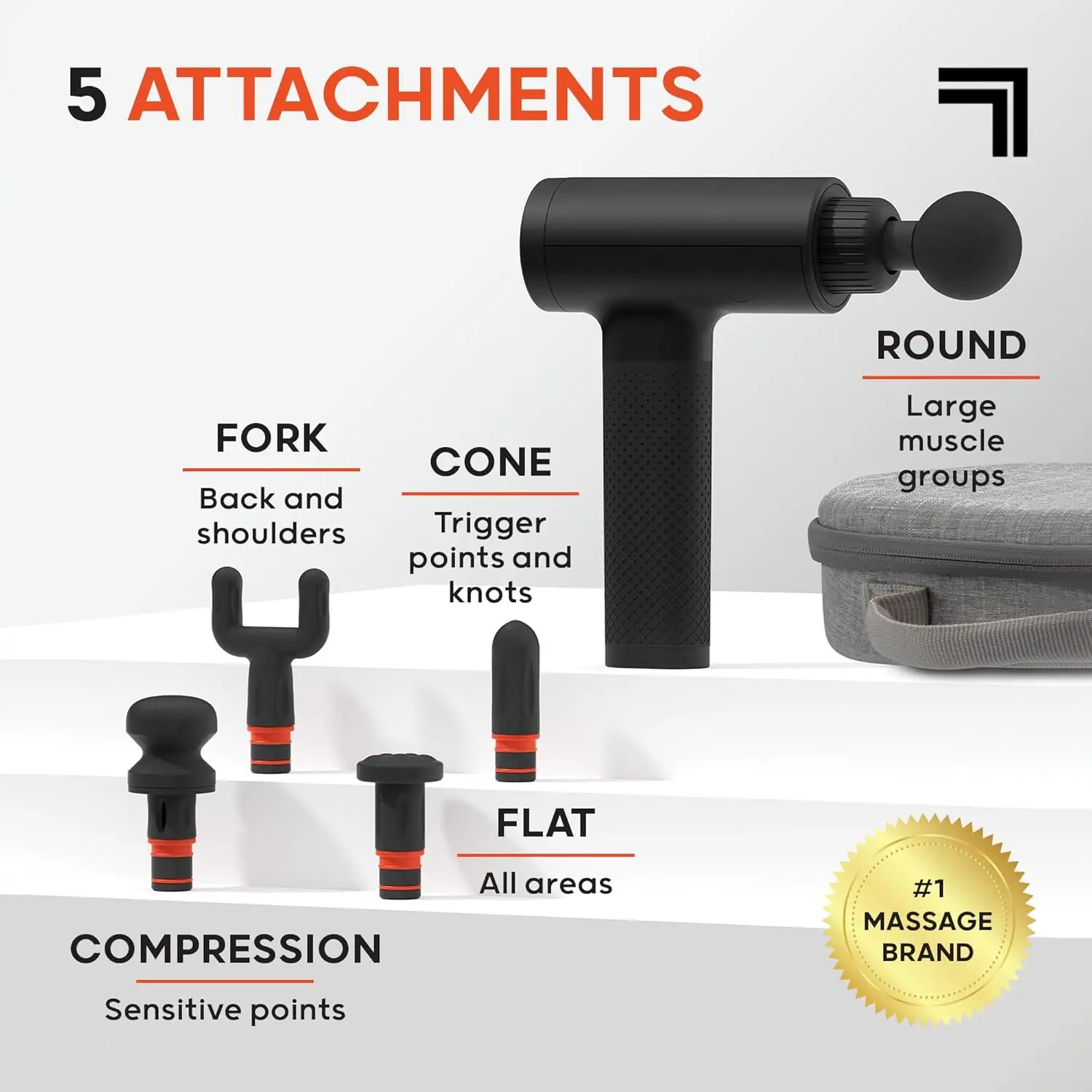 Массажный пистолет sharper image - Фотография_3