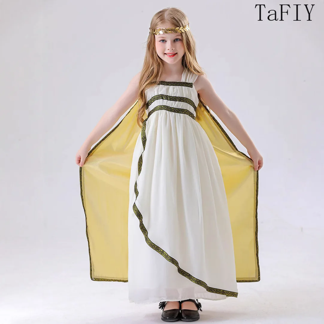 Средневековый римский костюм для мамы и девочки