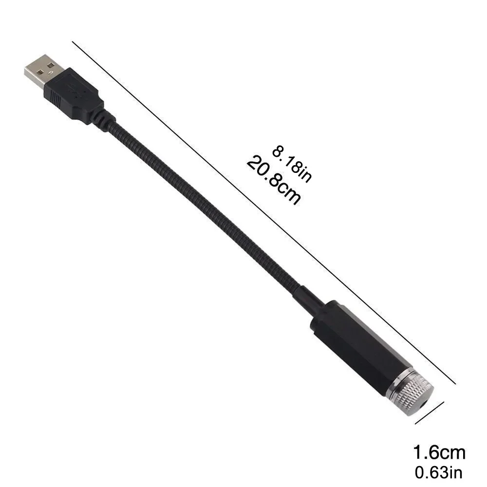 Мини-светодиодный автомобильный потолочный звездный ночник - Фотография_5