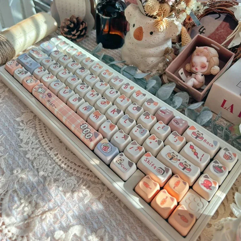 Sushi meow keycap mao profile pbt - Фотография_5