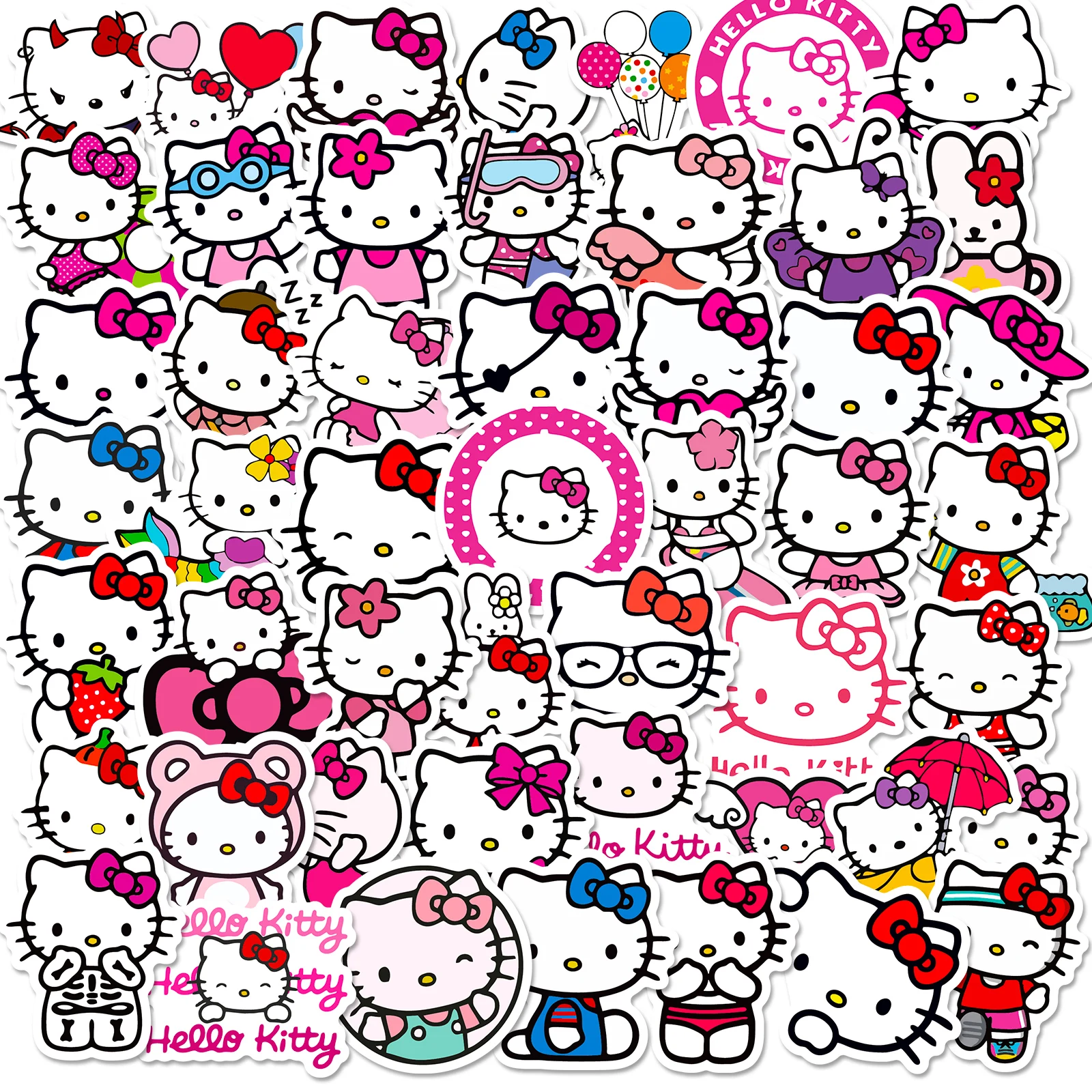 Sanrio hello kitty милые наклейки - Фотография_3