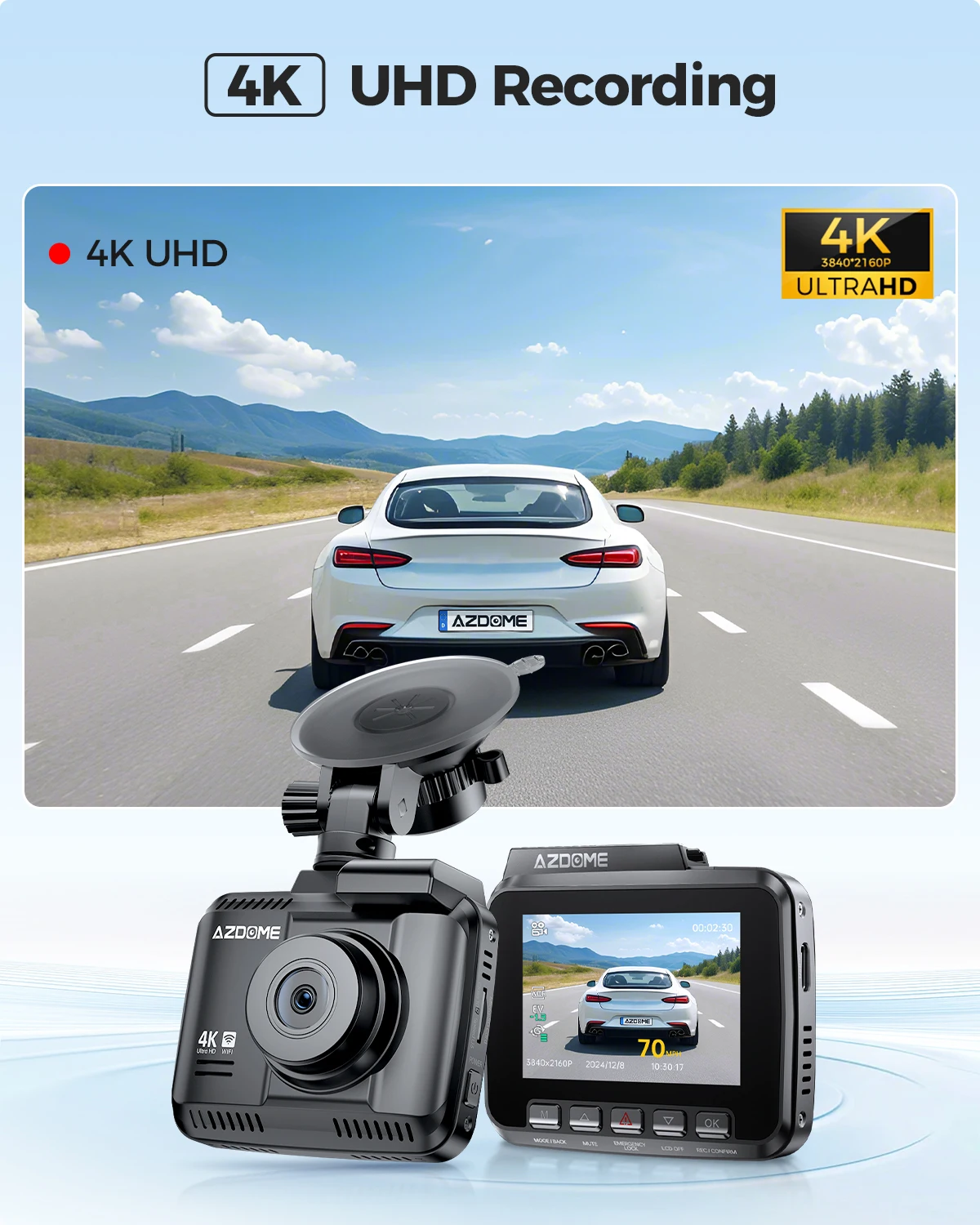 Azdome gs63h видеорегистратор 4k - Фотография_2