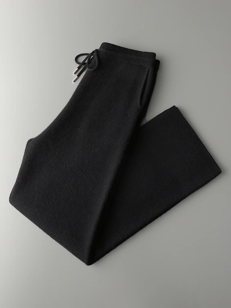 Выбор высококачественных мужских широких брюк из 100% кашемира - Фотография_6