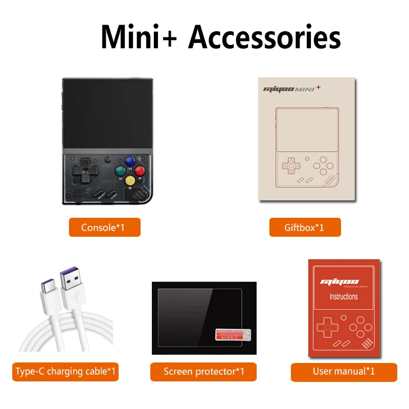 Портативная портативная игровая консоль miyoo mini plus в стиле ретро - Фотография_6