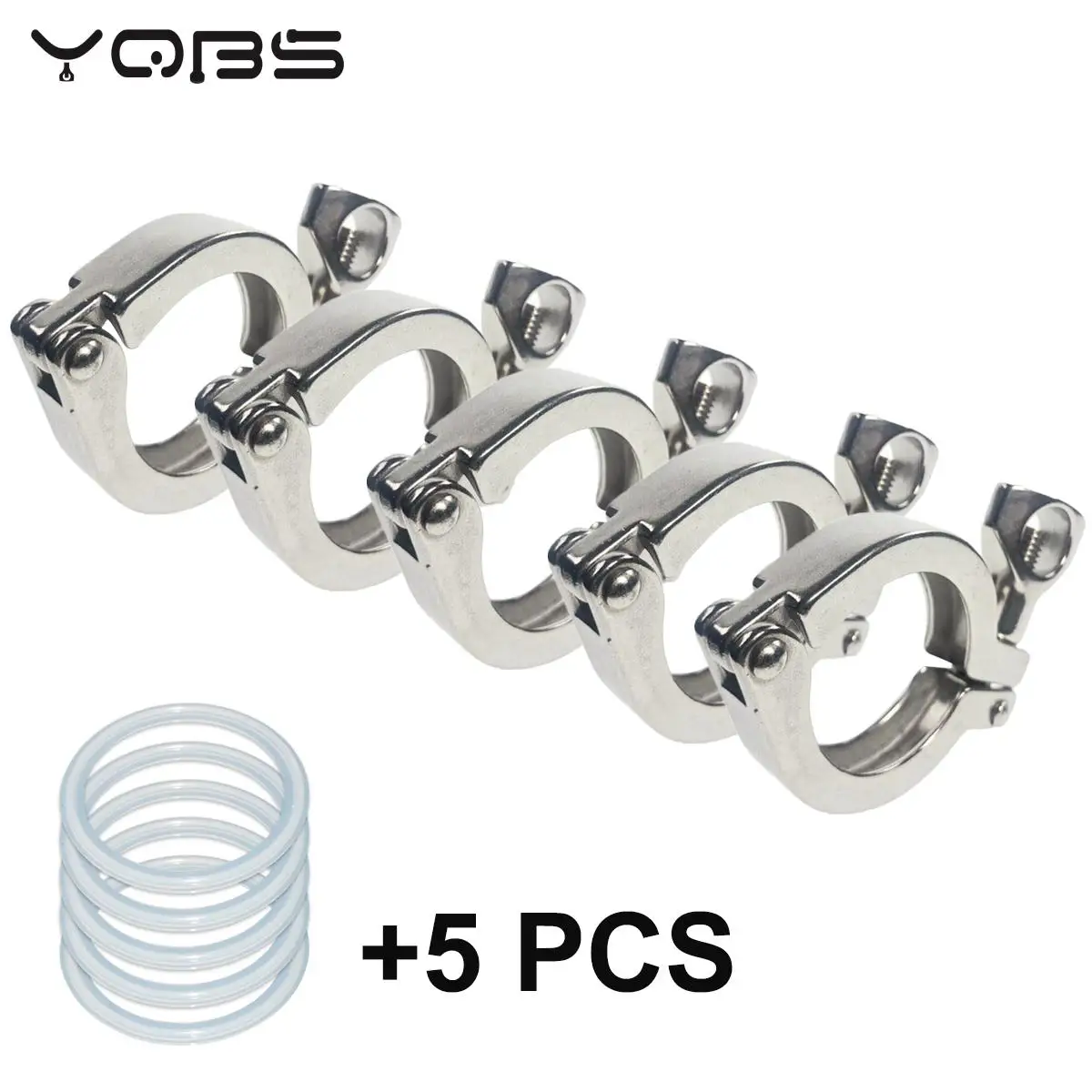 Yqbs 1–8 дюймов санитарные хомуты