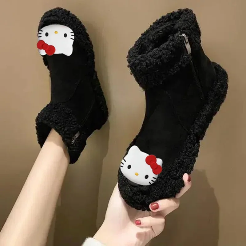 Женские ботинки на плоской подошве - Фотография_4