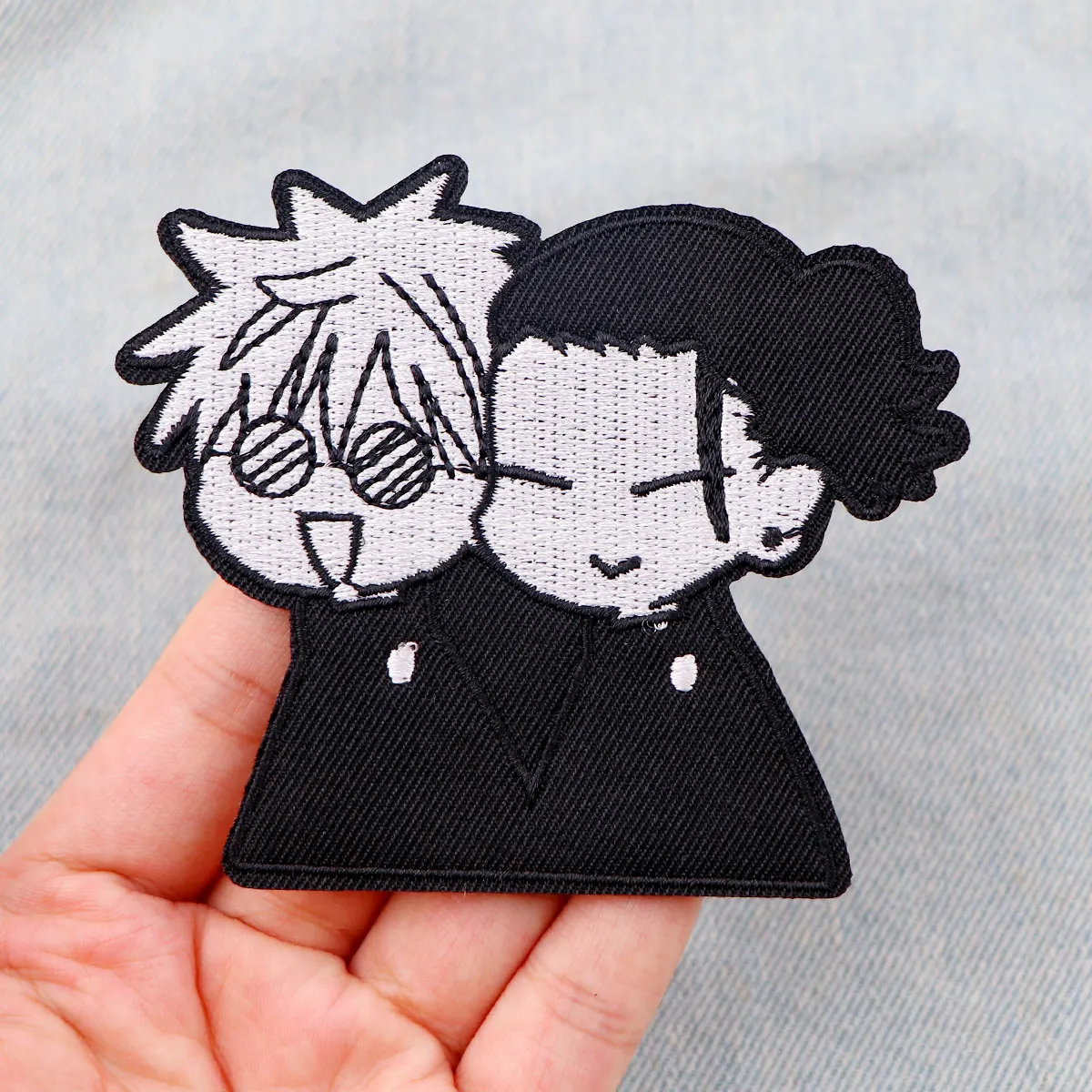 Крутая вышитая нашивка в стиле аниме для мальчиков - Фотография_4