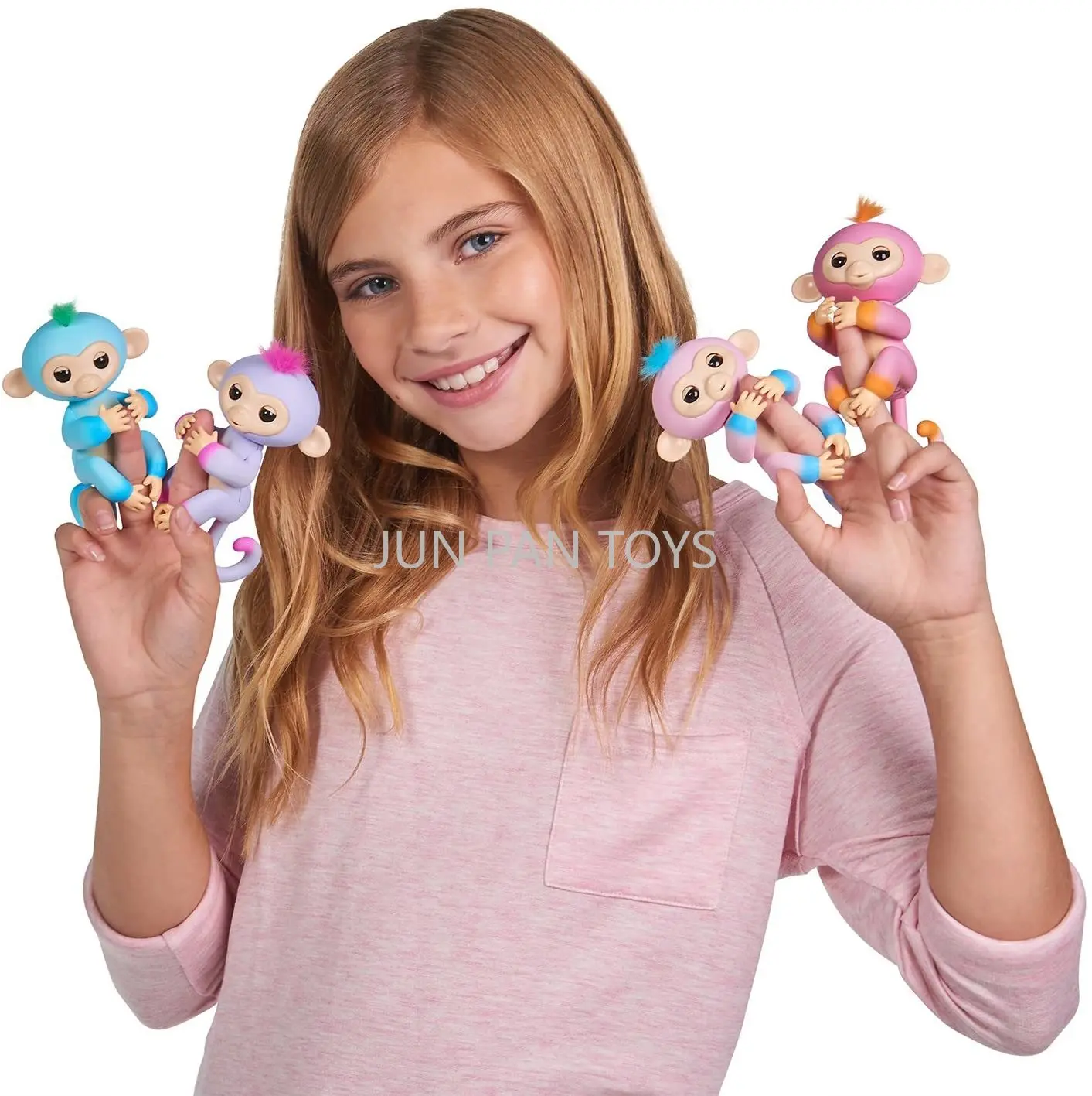 Оригинальные интерактивные детские игрушки-обезьянки fingerlings - Фотография_5