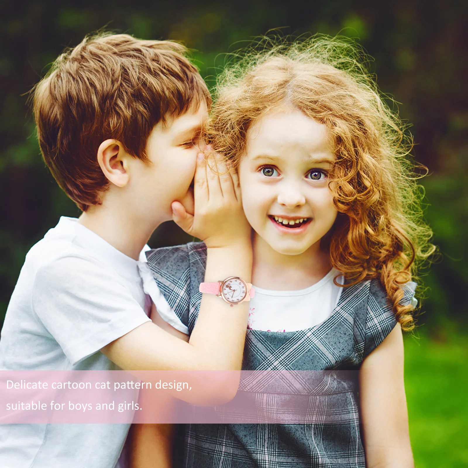 Детские часы с рисунком кота