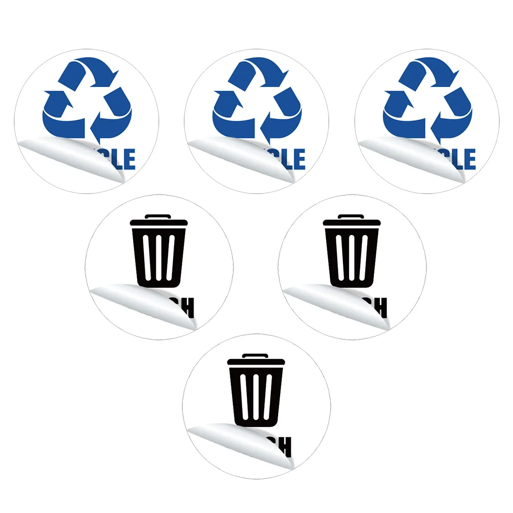 Мусорный бак, наклейки для ногтей