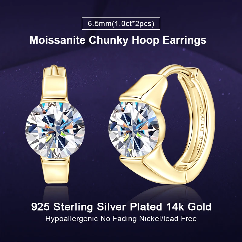 Iogou d цвет массивные серьги-кольца