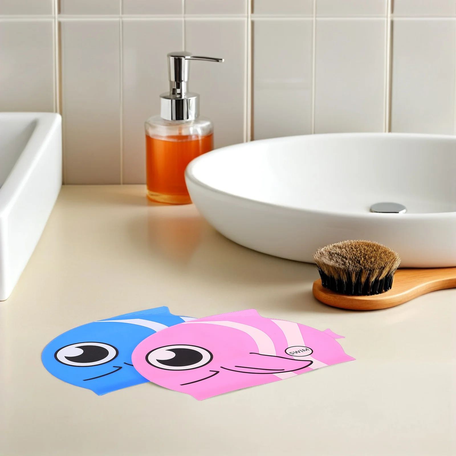 Силиконовая шапочка для плавания - Фотография_2