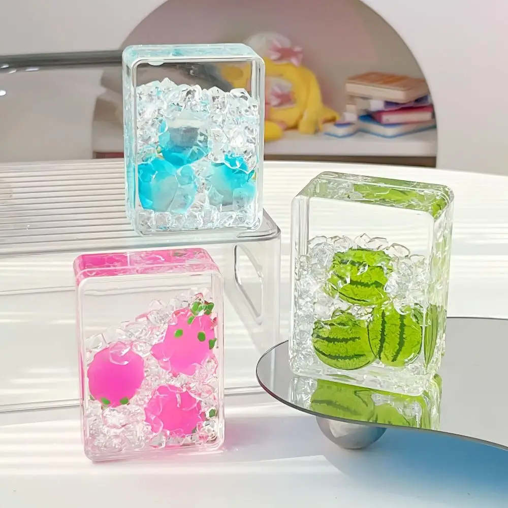 Прозрачный фруктовый песочный орнамент в форме сердца - Фотография_2