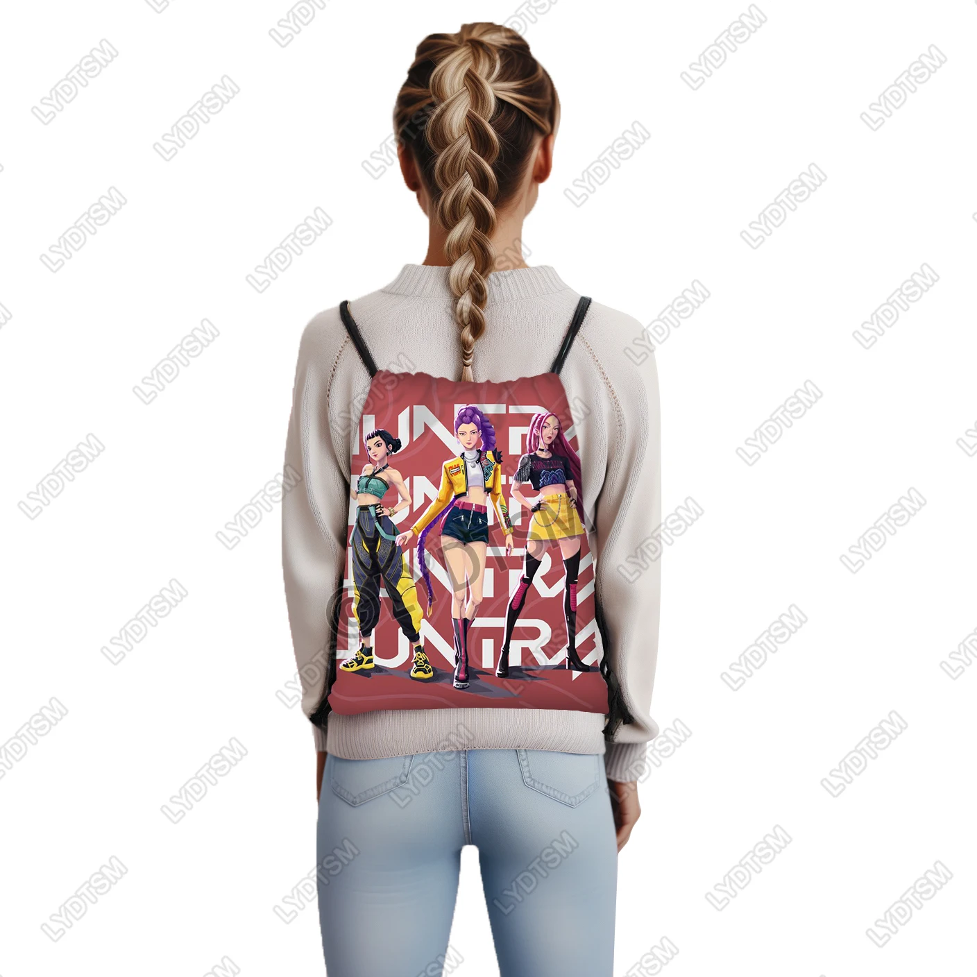 Рюкзак с рисунком аниме kpop «охотники - Фотография_4