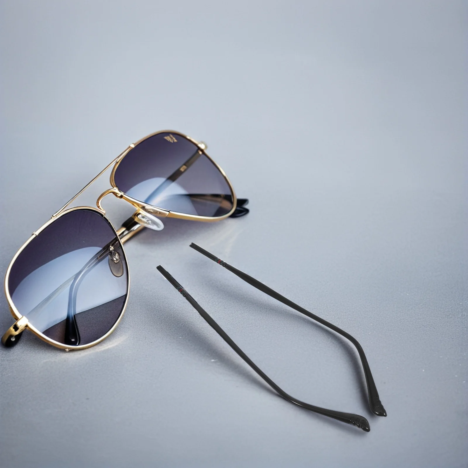 1 пара металлических сменных дужок для очков - Фотография_2